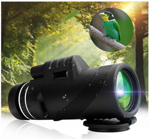 Xmund XD-TE4 40x60 Monocular HD Optic BAK4 Day Night Vision Telescope 1500m/9500m Outdoor Camping Hiking